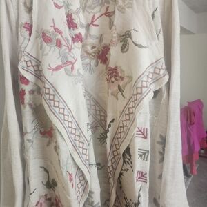 Floral Embroidered Fabric